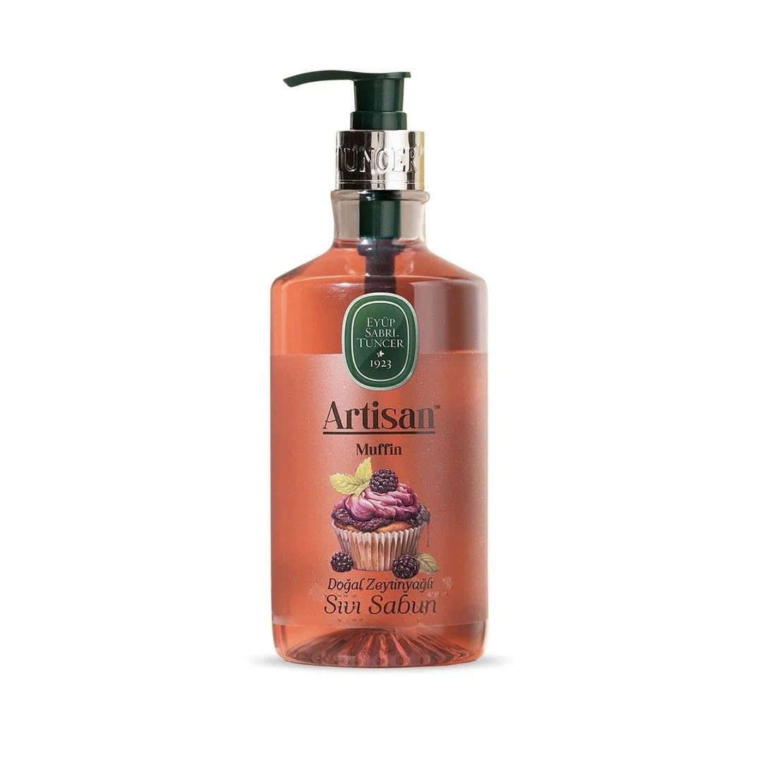 Eyüp Sabri Tuncer Artisan Doğal Zeytinyağlı Sıvı Sabun-Muffin 600 ml