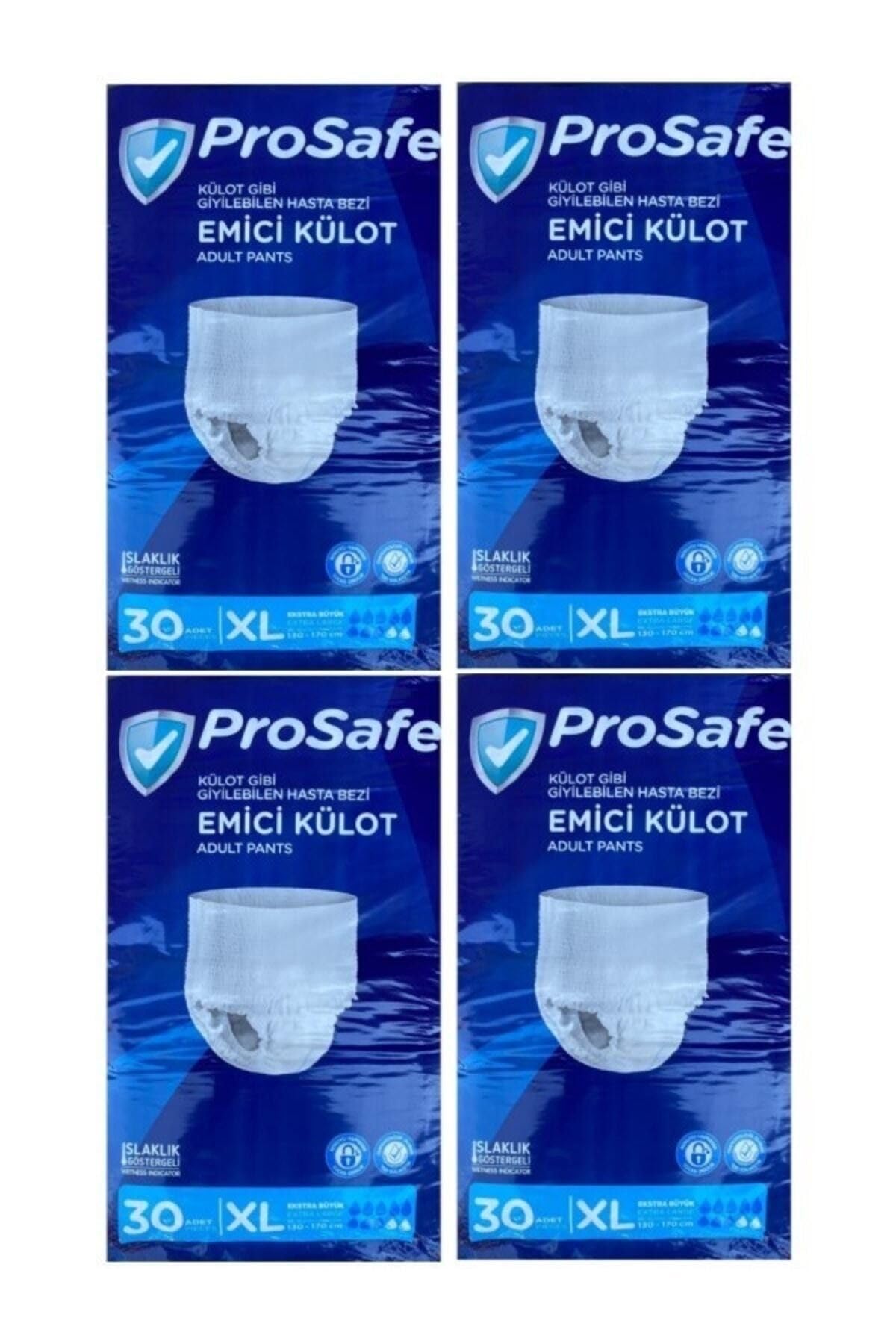 Prosafe Yetişkin Emici Külot Hasta Bezi Xl Extra Büyük 120 Adet (4Pk*30)