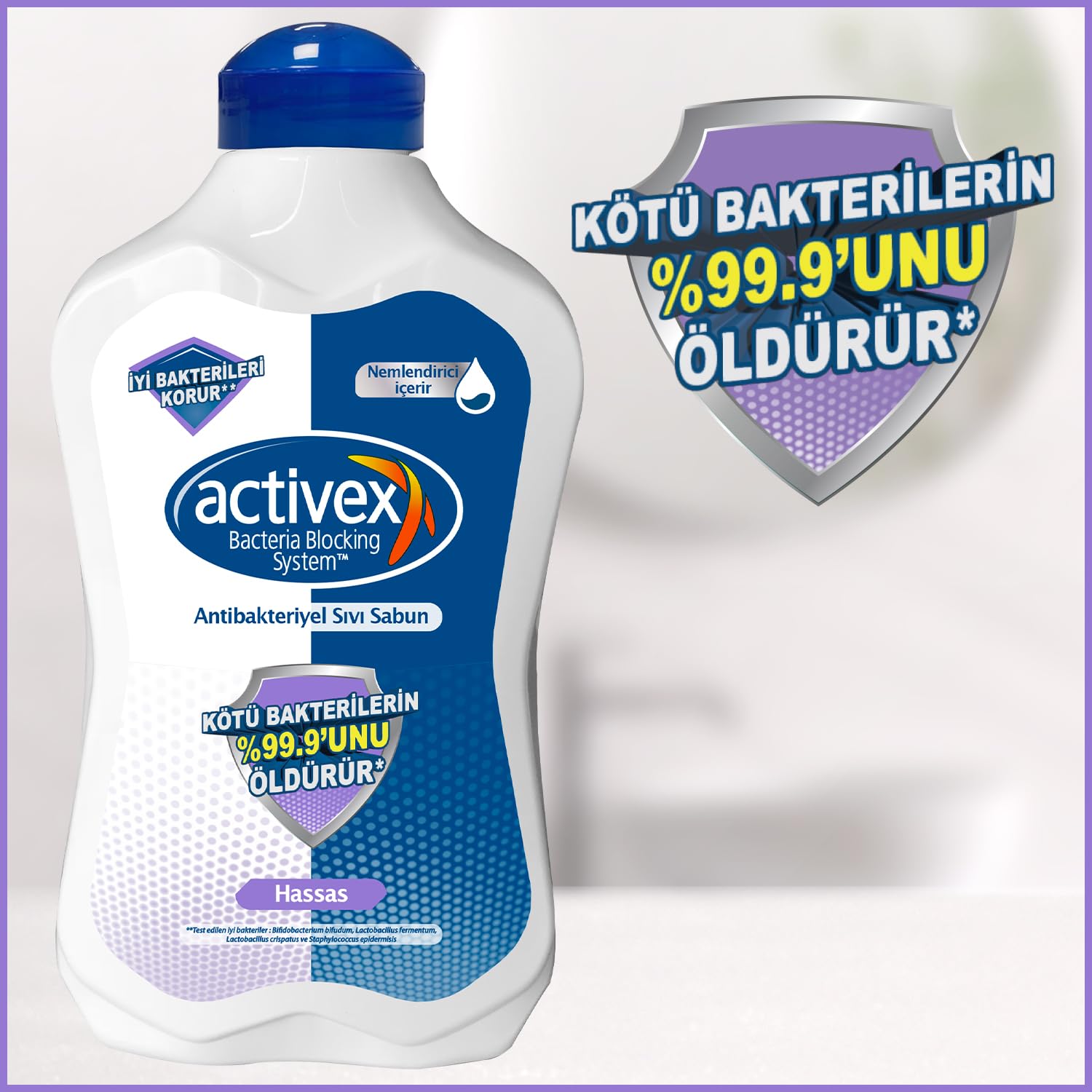 Activex Antibakteriyel Sıvı Sabun, Hassas, 1.5 lt