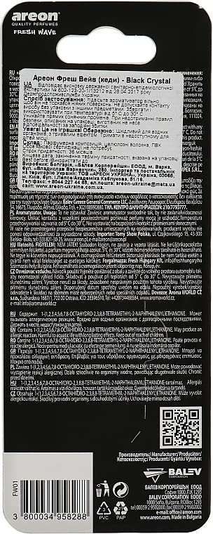 AREON FRESH WAVE BLACK CRYSTAL (OTO KOKUSU)