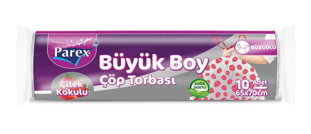 Parex Büzgülü Çöp Torbası Çilek Kokulu Yeni